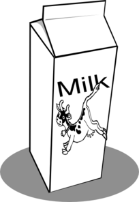 Milk Carton Clip Art At Clker Com   Vector Clip Art Online Royalty    