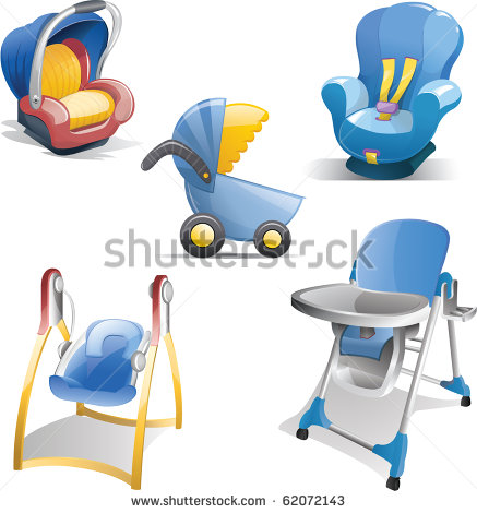 Push Swing Clipart Seat Stroller Swing And