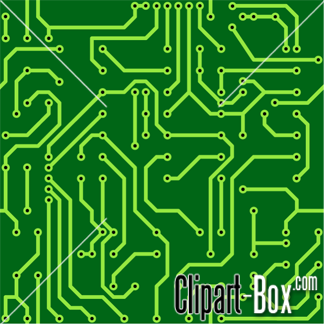 Related Computer Circuit Board Cliparts