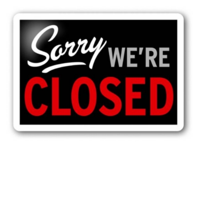 Sorry Were Closed Sign Clip Art Sorry We Re Closed Sign