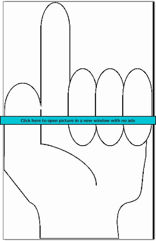 Three Counting Fingers Clipart