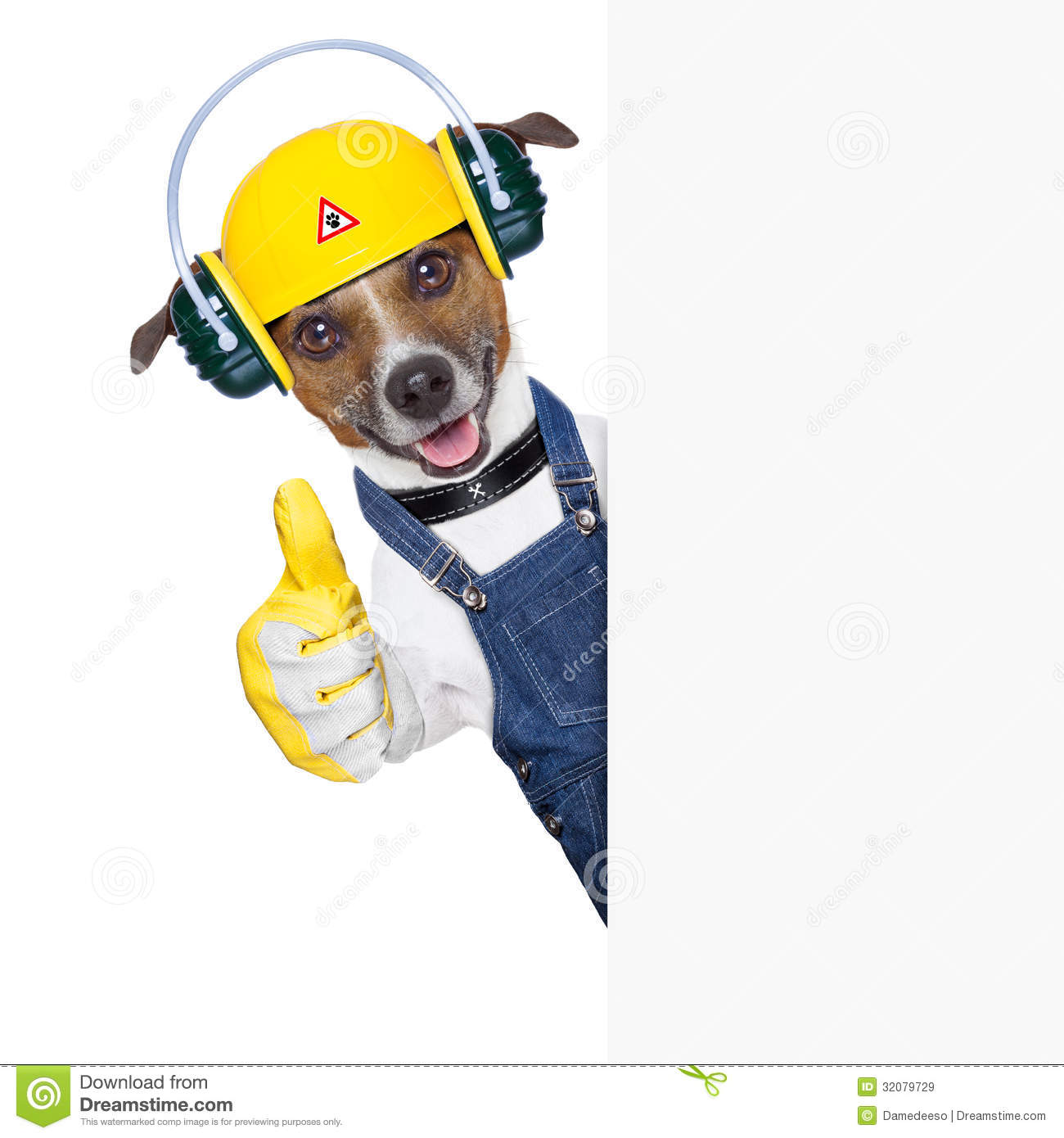 Thumbs Up Dog Clipart Dog With Thumb Up Behind A