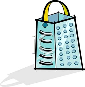 Blue Cheese Grater Clipart Image 