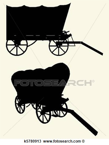Clipart   Western Stage Coach Wagon  Fotosearch   Search Clip Art