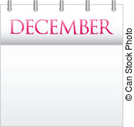 December   Calendar Month December With Custom Love Font
