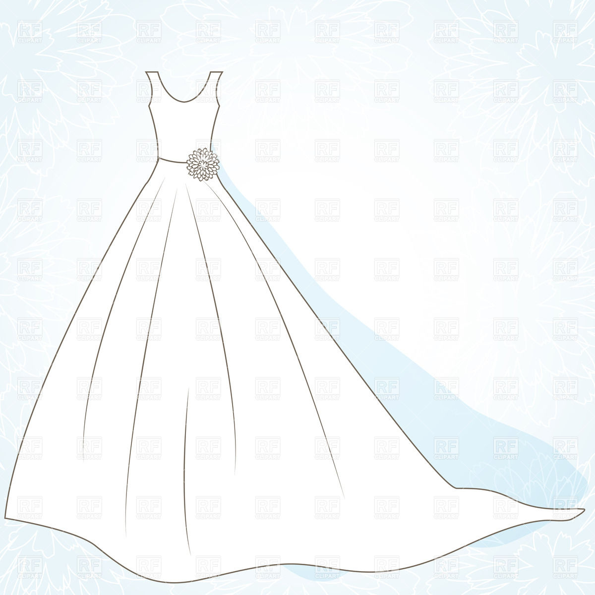 Dress 22105 Beauty Fashion Download Royalty Free Vector Clipart