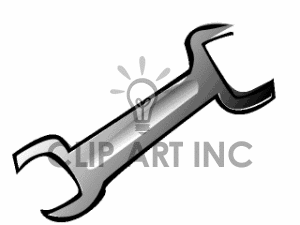      Free Double Open End Wrench Clipart Image Picture Art   170265