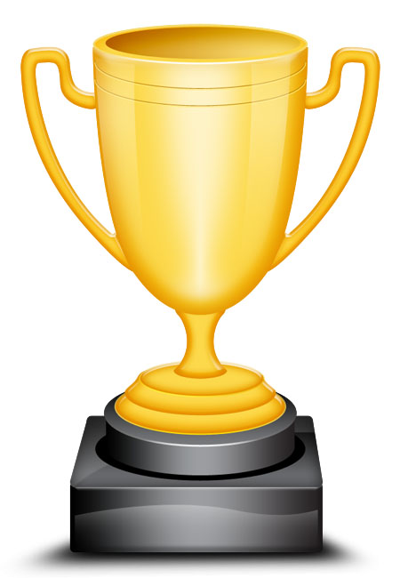 Free High Resolution Gold Trophy Cup Icon In A Fully Layered Vector
