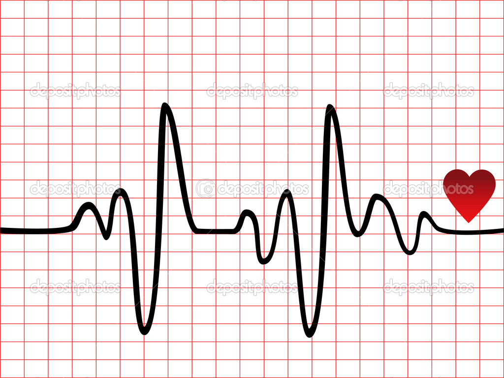 Heart Beat Monitor   Stock Vector   Soleilc  5984692