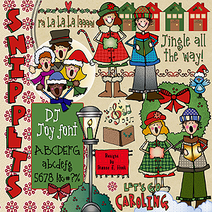      Joy Font Dj Joy Font December Clip Art December Clipart