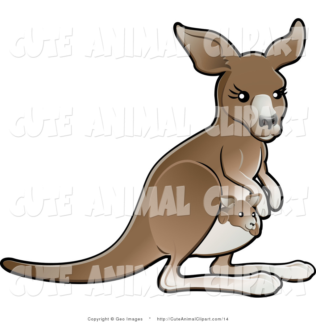 Kangaroo Joey Clipart Vector Clip Art Of A Cute