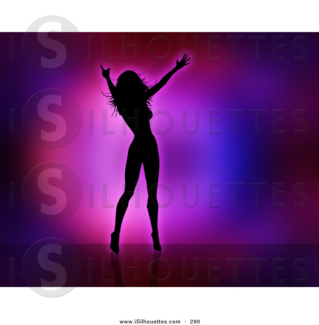 Larger Preview  Silhouette Clipart Of A Black Silhouetted Celebrity    