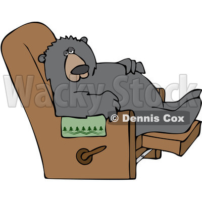 Lazy Dog Clipart Clipart Lazy Bear Relaxing In