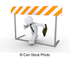Obstacle Race Illustrationen Und Clipart