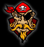 Pirate Mascot Clipart
