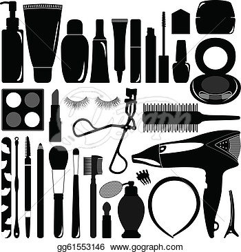 Representing Makeup And Cosmetic Product  Clipart Drawing Gg61553146