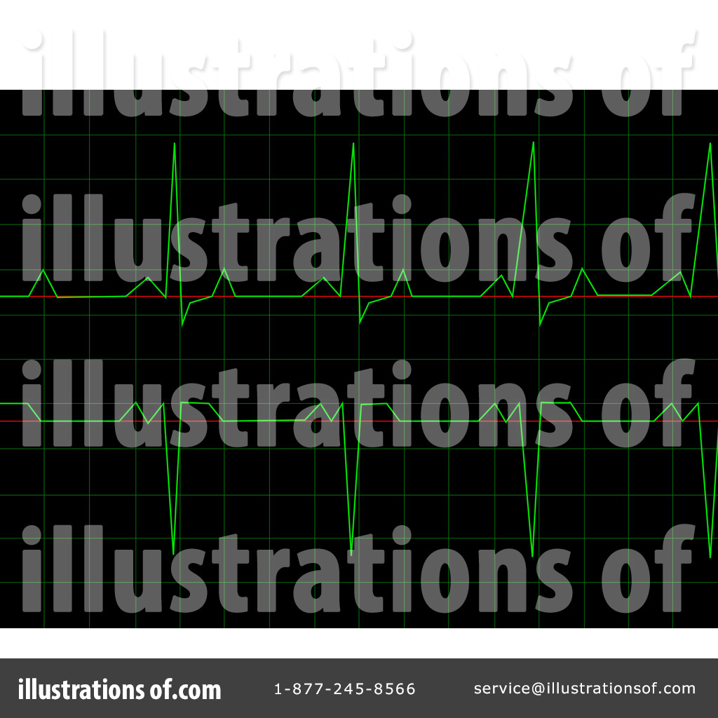 Royalty Free  Rf  Heart Monitor Clipart Illustration By Oboy   Stock