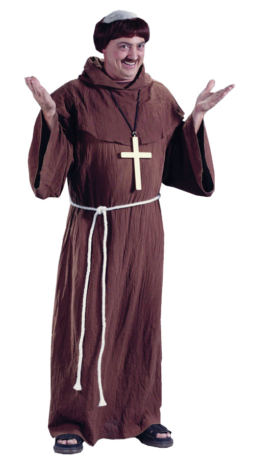 Adult Medieval Monk Costume   Historical Religious Costumes   15fw5431