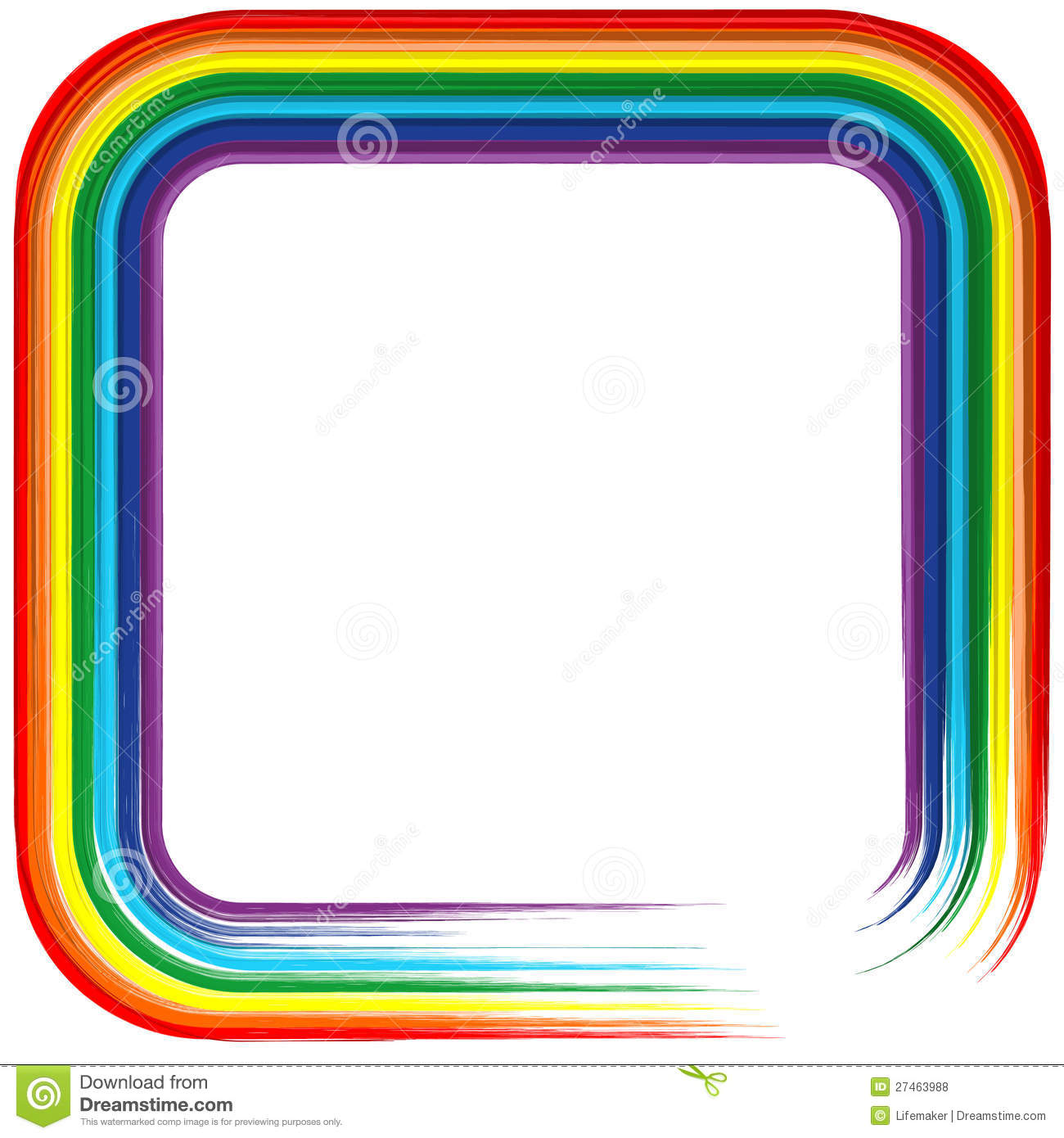 Art Rainbow Frame Abstract Vector Background 4 Royalty Free Stock    