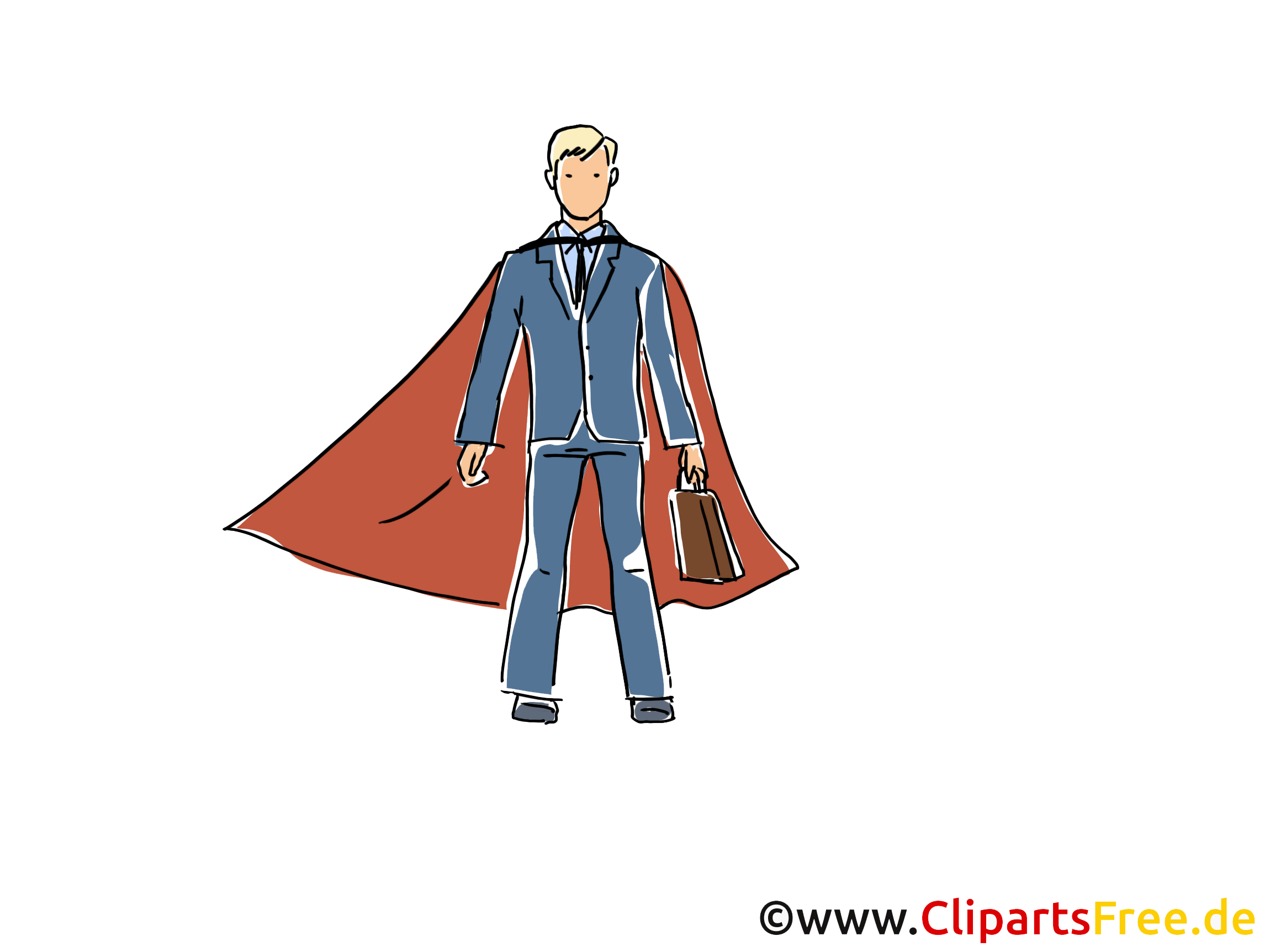 Bildtitel  Superman Sales Manager Clipart Image Cartoon