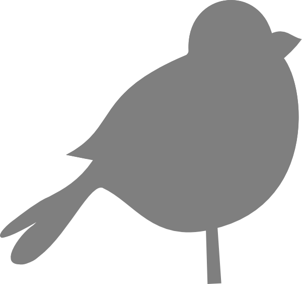 Bird Gray Clip Art At Clker Com   Vector Clip Art Online Royalty Free