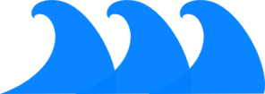 Blue Wave Clip Art  Png And Svg