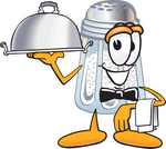 Clip Art Graphic Of A Salt Shaker Cartoon Character