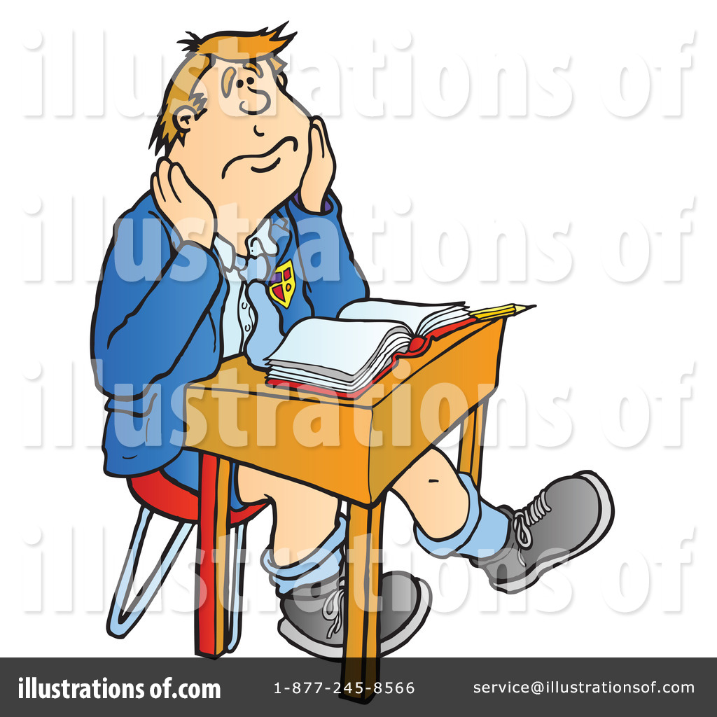 Frustrated Student Cartoon Student