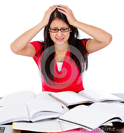 Frustrated Student Clipart Frustrated Female Student