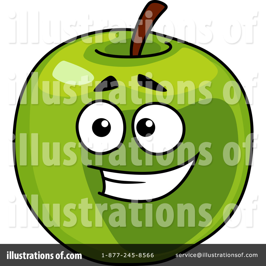Green Apple Clipart  1231353 By Seamartini Graphics   Royalty Free  Rf    