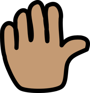 Hand Wave Clip Art At Clker Com   Vector Clip Art Online Royalty Free