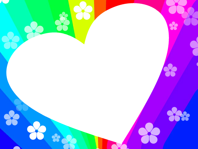 Heart Rainbow Frame By Kreatie Katie On Deviantart