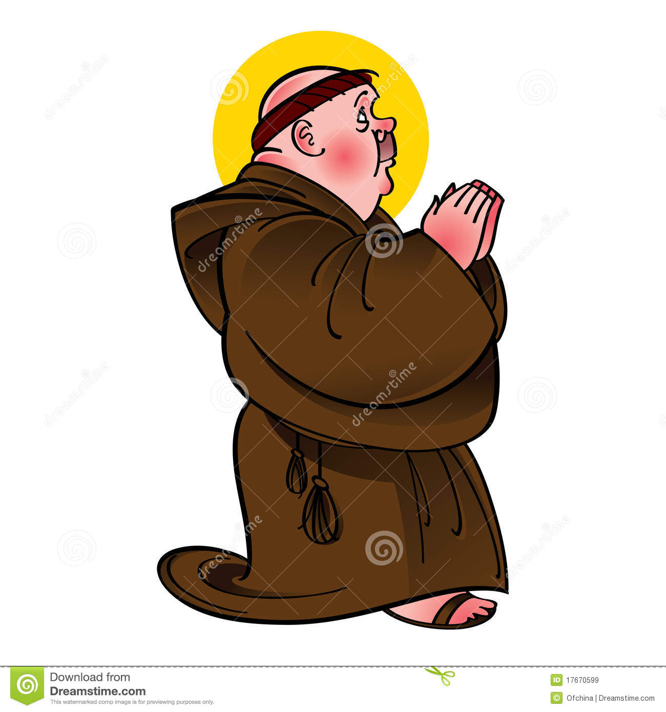 Holy Saint Monk Royalty Free Stock Images   Image  17670599