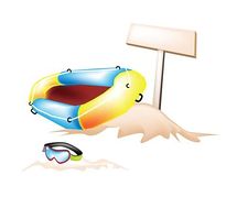 Inflatable Raft Clipart And Illustrations