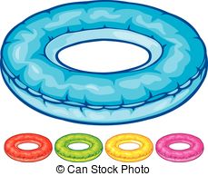 Inflatable Raft Vector Clipart And Illustrations