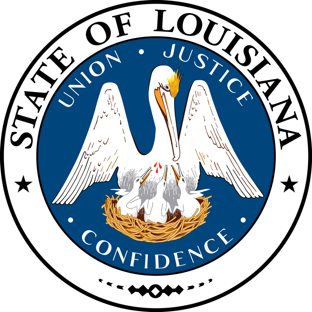 Louisiana  Flags   Emblems   Symbols   Outline Maps