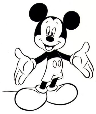 Mickey Mouse Black And White Mickey 3 Jpg
