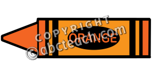 Orange Crayon Clipart   Clipart Panda   Free Clipart Images