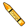 Orange Crayon Png