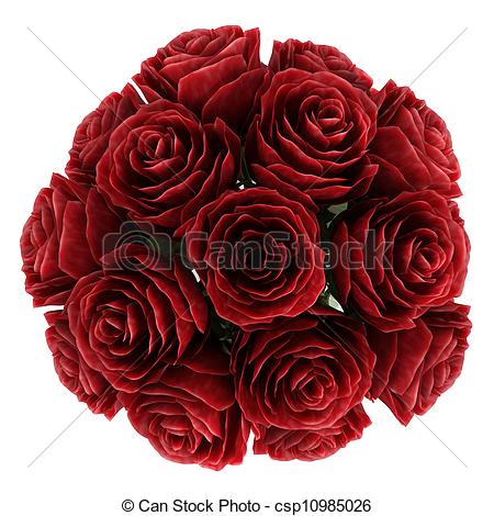 Red Roses   Vase Of Romantic Deep    Csp10985026   Search Clipart    