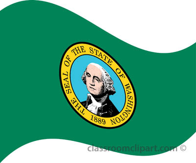 State Flags   Washington State Flag   Classroom Clipart