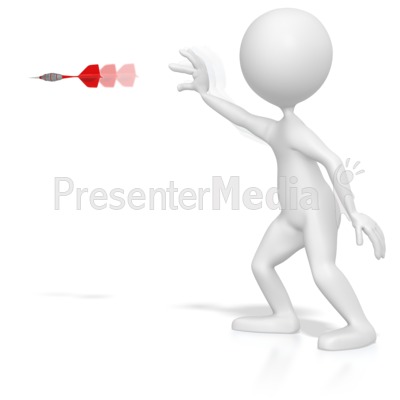 Stick Figure Throwing A Dart   Sports And Recreation   Great Clipart    