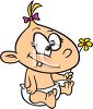 Stinky Baby Diaper Clipart Dad Holding A Naked Baby And