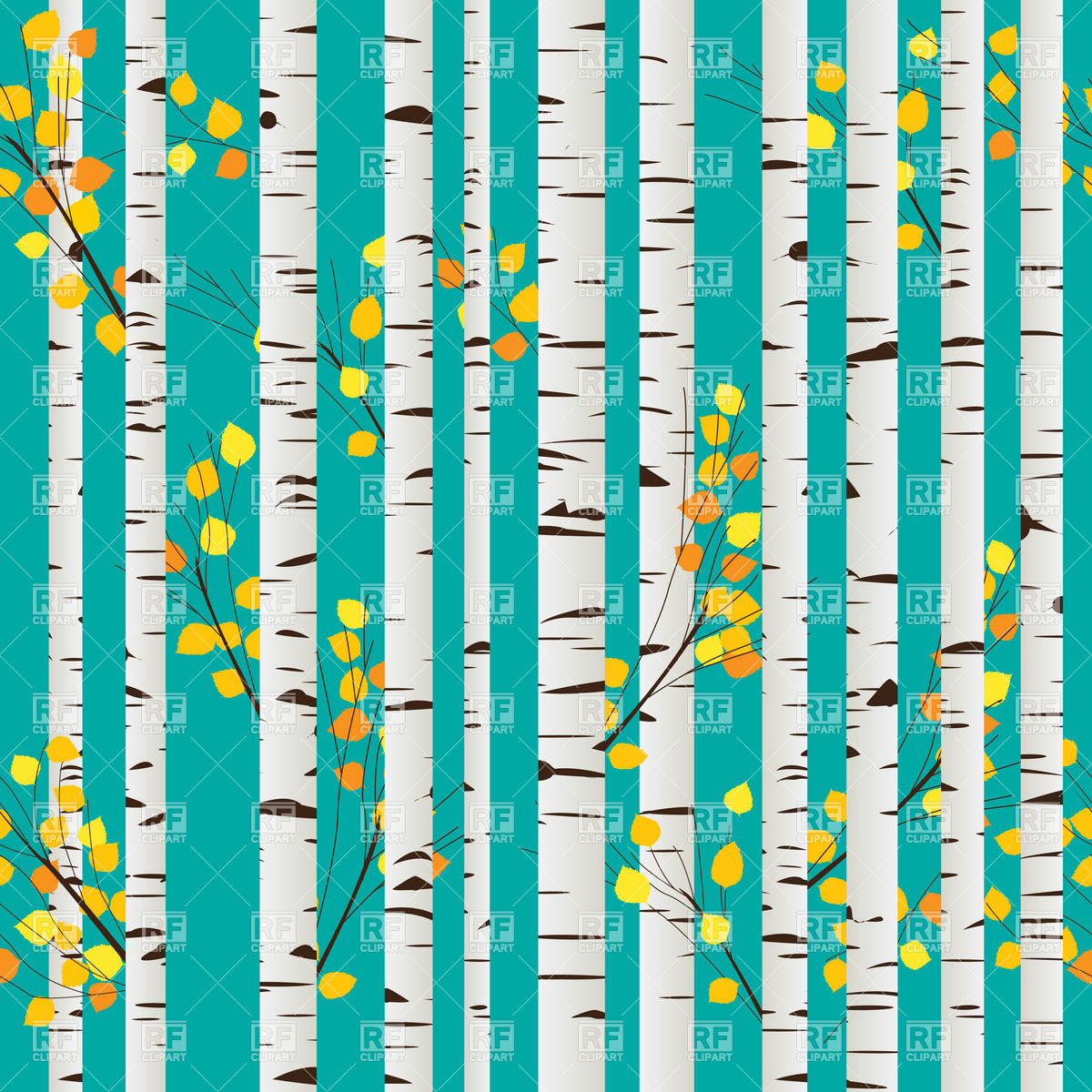     Birch Forest Background Download Royalty Free Vector Clipart  Eps
