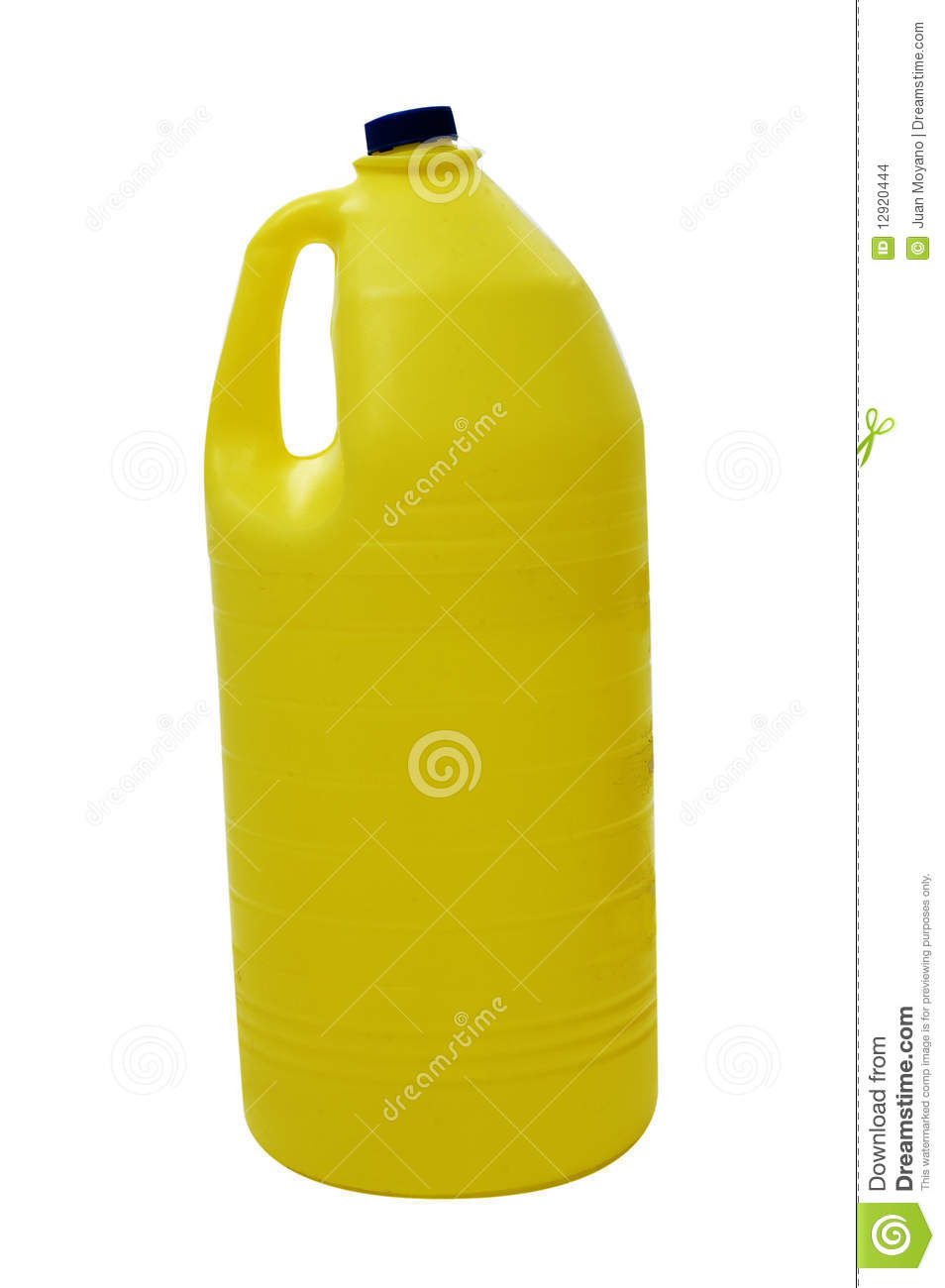 Bottle Of Bleach Isolated On A White Background