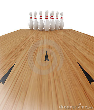 Bowling Alley Stock Photo   Image  19809100
