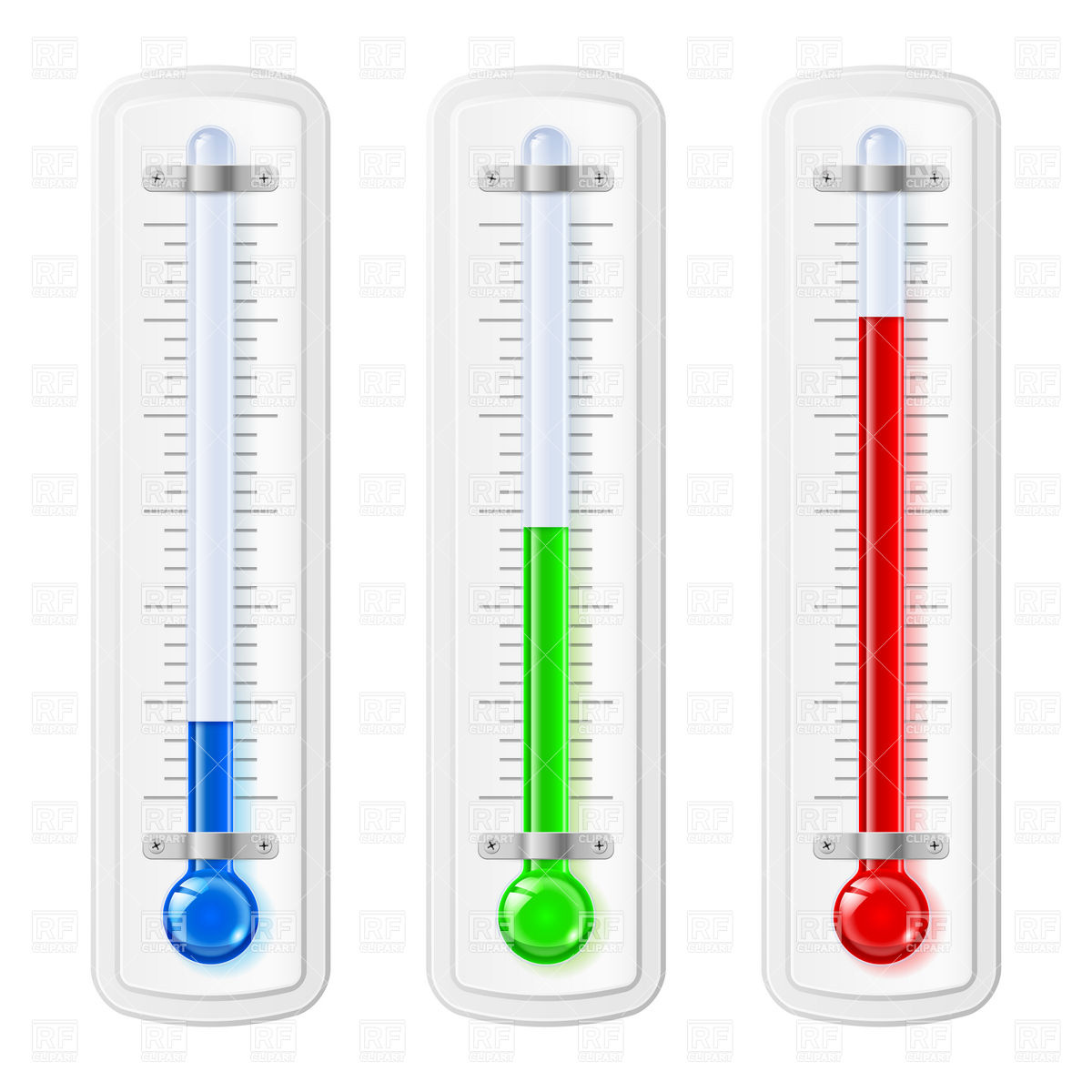 Coloured Temperature Indicators Thermometers 6969 Objects Download