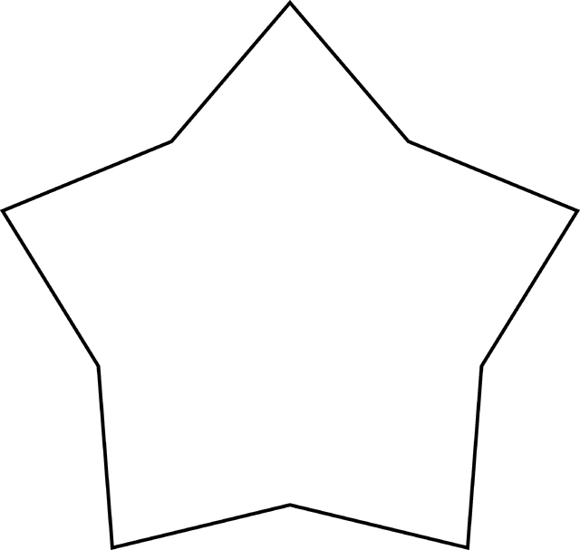 Concave Equilateral Decagon   Clipart Etc