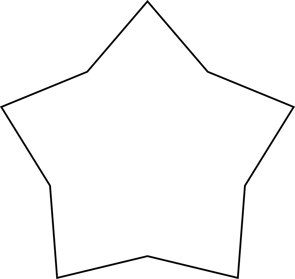 Concave Equilateral Decagon   Clipart Etc