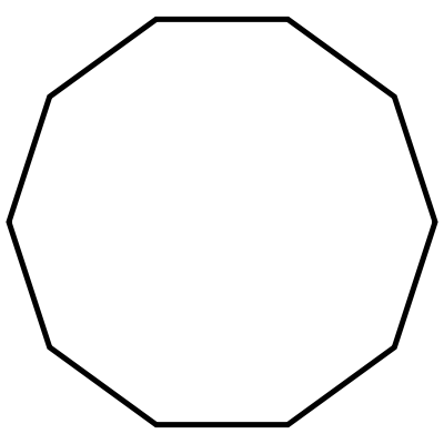 Decagon 10 Sides    Education Geometry Decagon 10 Sides Png Html